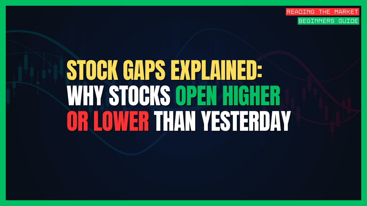 Understanding Gaps: Why Stocks Open Higher or Lower Than Yesterday
