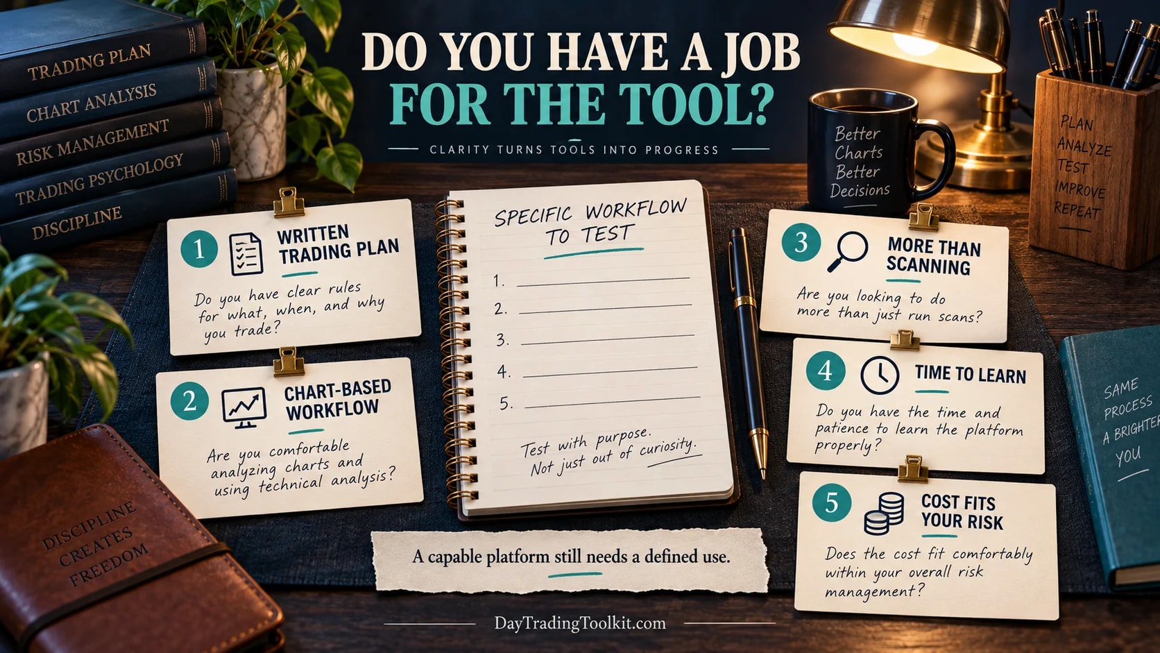 Five questions test whether TrendSpider's charting and automation tools match a trader's workflow.