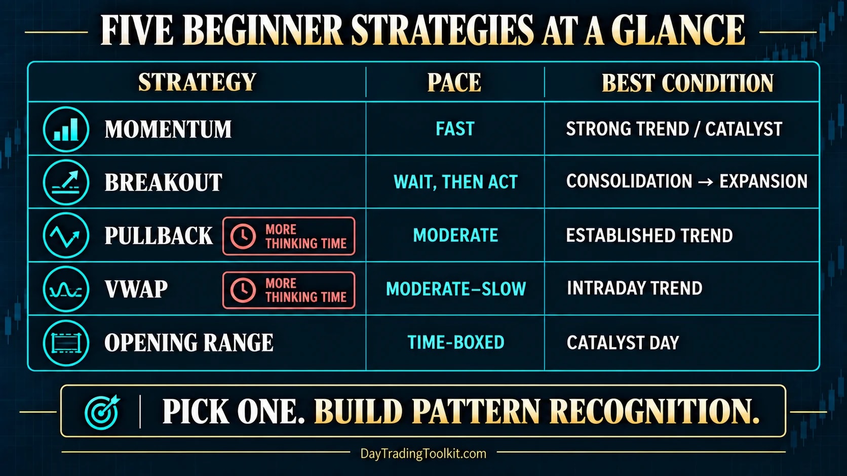 5 Day Trading Strategies Every Beginner Should Learn | DayTradingToolkit