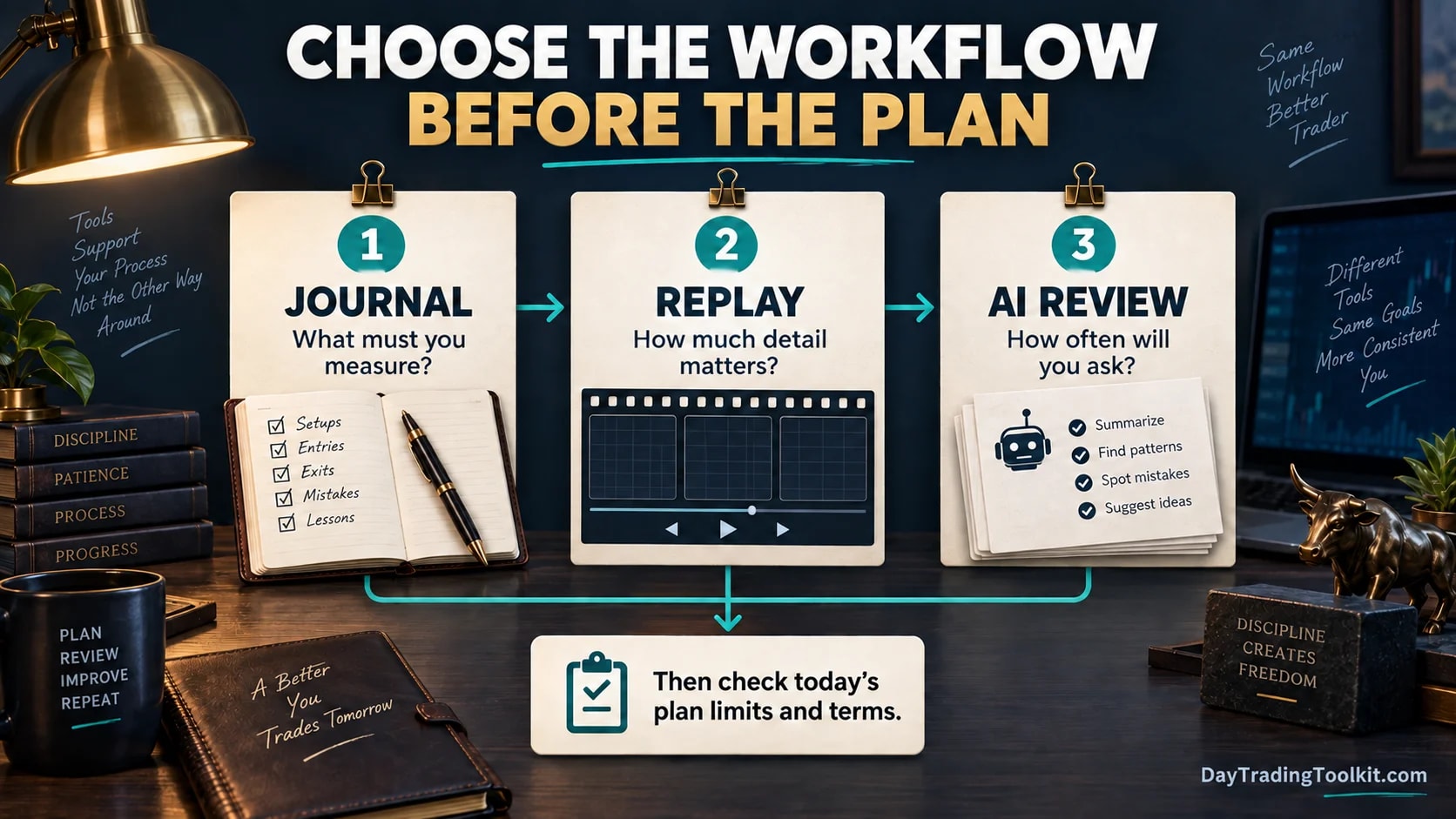 Journal workflow needs mapped to TraderSync tier choices.