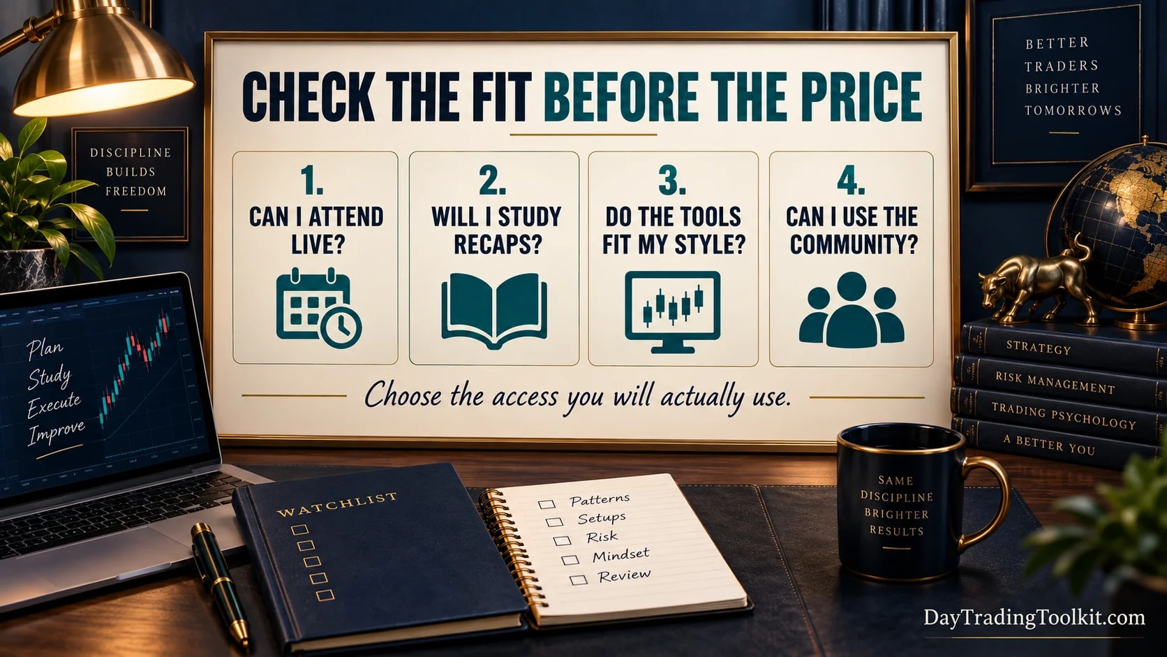 Fit check for choosing an Investors Underground membership.