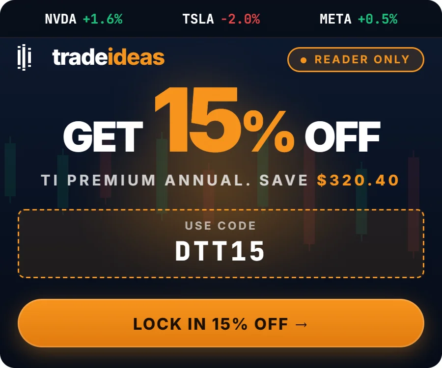 Sponsored offer: Trade Ideas 30% OFF