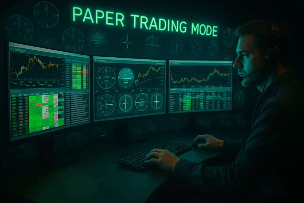 Trade Ideas test drive paper trading simulator - practice trading setup without risk during 14-day trial period